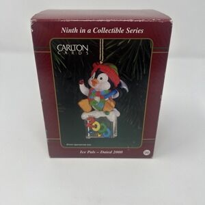 NIB Carlton Cards Heirloom Collection Ice Pals Dated 2000 9th In Series